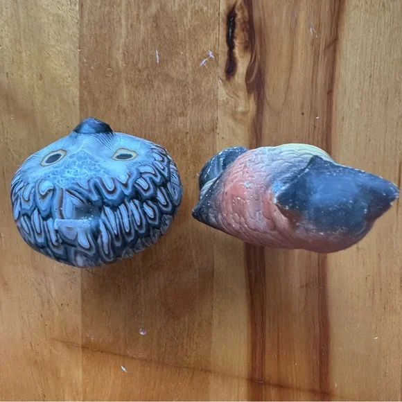 3/$25  - Owl Shaped Bird Candle and Figurine Set - Gray and Brown - Picture 4 of 4